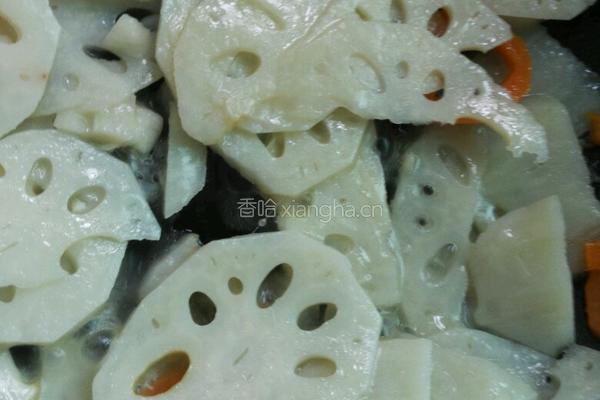 清炒藕片的做法图解7