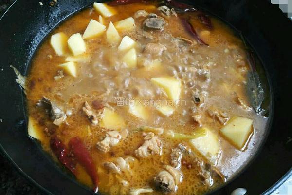 土豆焖鸡的做法图解9