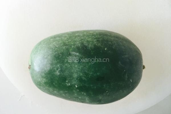 浇汁冬瓜球的做法图解1