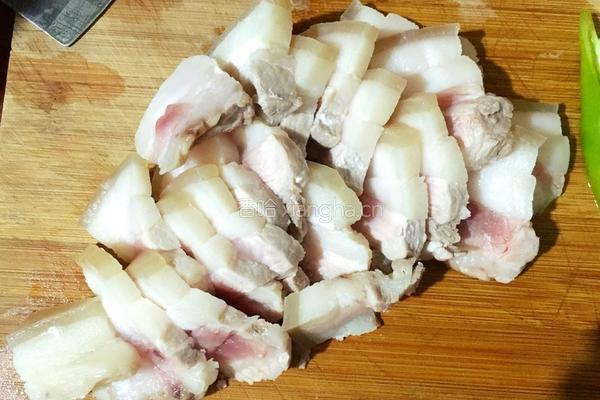 豉香茶树菇回锅肉的做法图解5