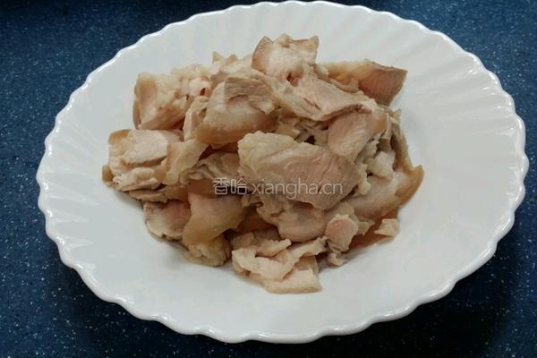回鍋肉的做法图解2