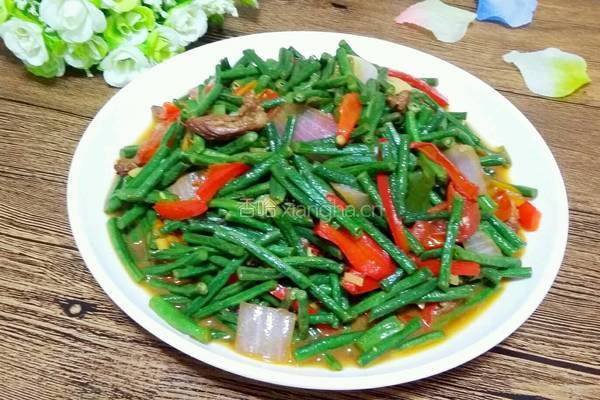 猪肉炒豇豆的做法图解11