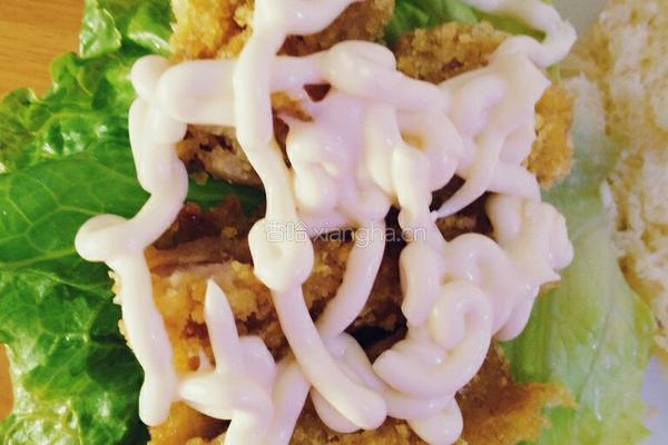 鸡腿汉堡的做法图解18