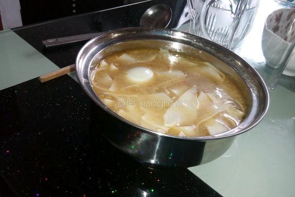 丸子冬瓜鸡蛋面片汤的做法图解8