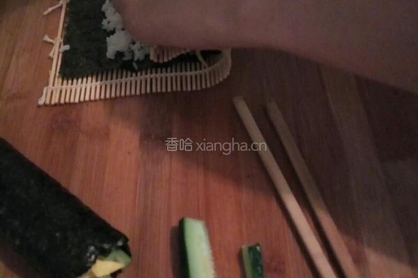 鸡蛋肉松寿司的做法图解3