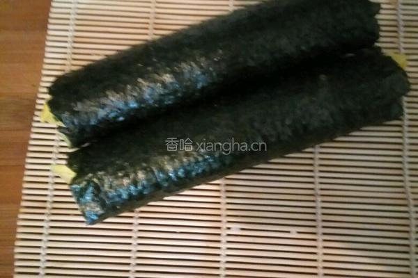鸡蛋肉松寿司的做法图解4
