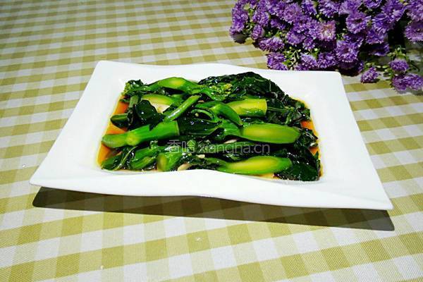 清炒芥兰的做法图解7