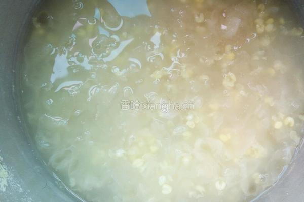 绿豆银耳羹的做法图解2