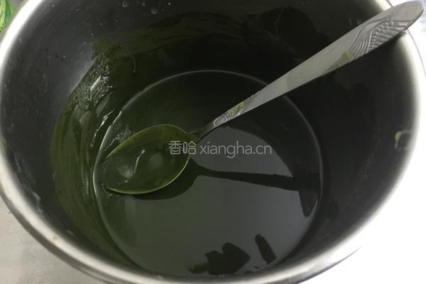 红豆抹茶慕斯的做法图解5