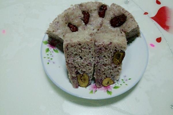 紫薯发糕的做法图解5