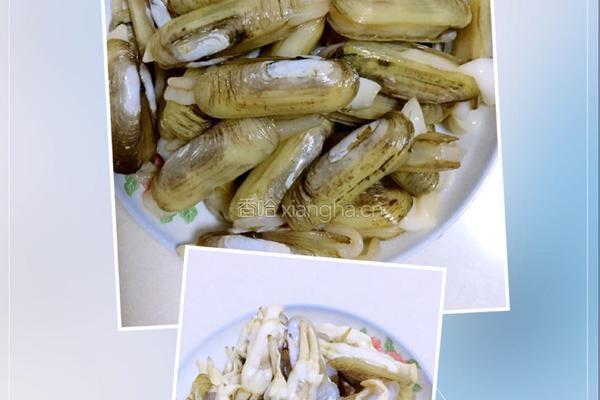 蛏子瘦肉粥的做法图解1