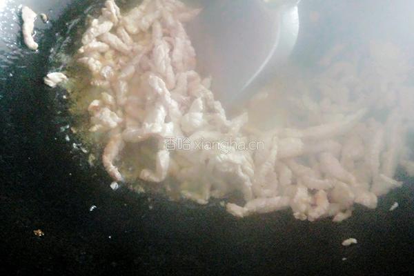 尖椒炒肉丝的做法图解4