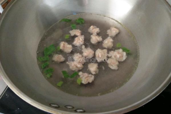 猪肉虾丸龙须面的做法图解8