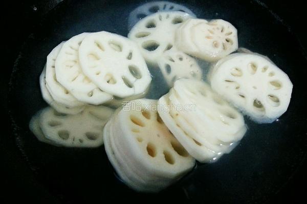 藕片炒肉丝的做法图解4