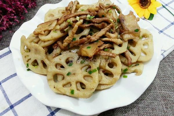 藕片炒肉丝的做法图解10