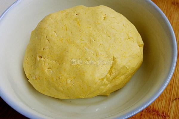 南瓜糯米芝麻饼的做法图解5