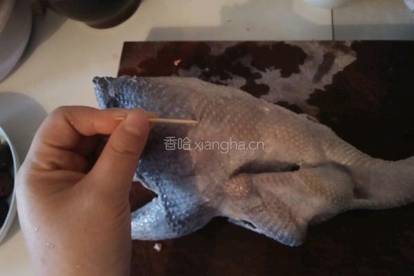 蒸全鸡的做法图解4