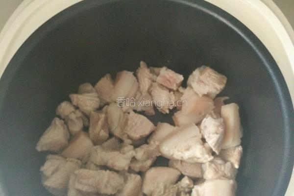 电饭煲红烧肉的做法图解4
