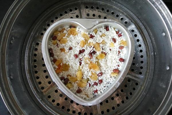 红豆沙糯米饭的做法图解5