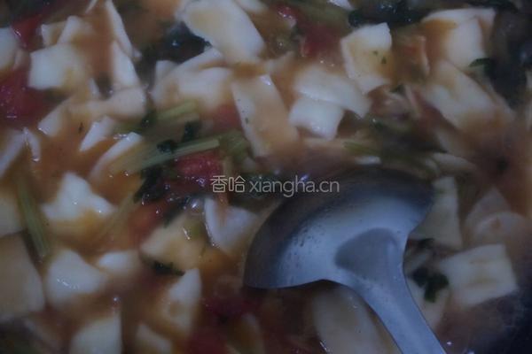 素揪片汤饭的做法图解6