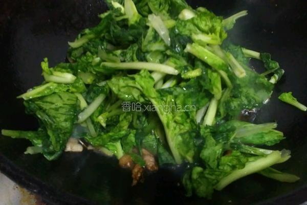 肉丝粉丝小白菜的做法图解5