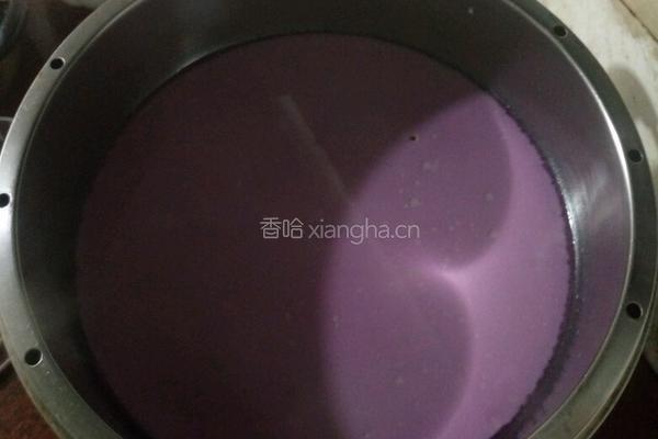 紫薯椰奶马蹄糕的做法图解5