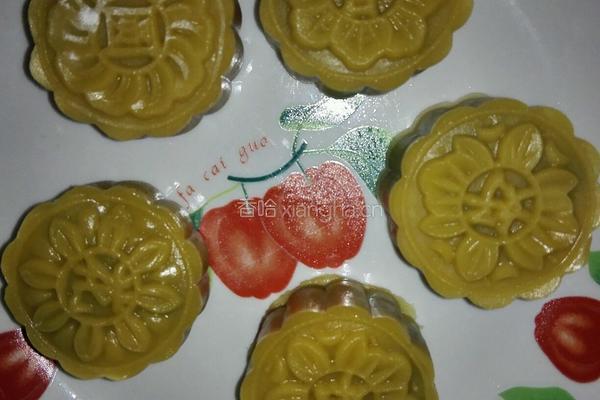 金黄红豆沙月饼的做法图解11