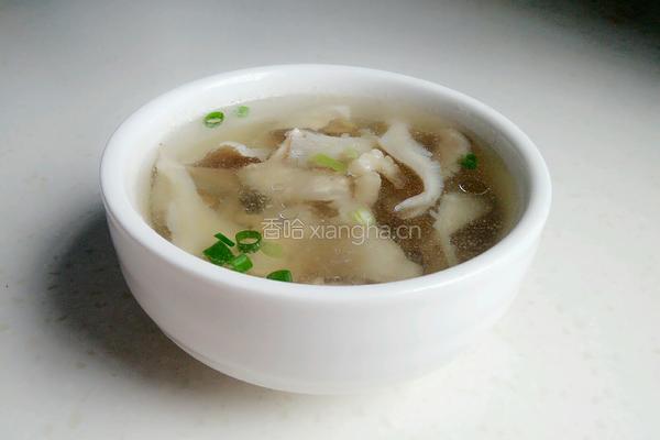 平菇肉片汤的做法图解6