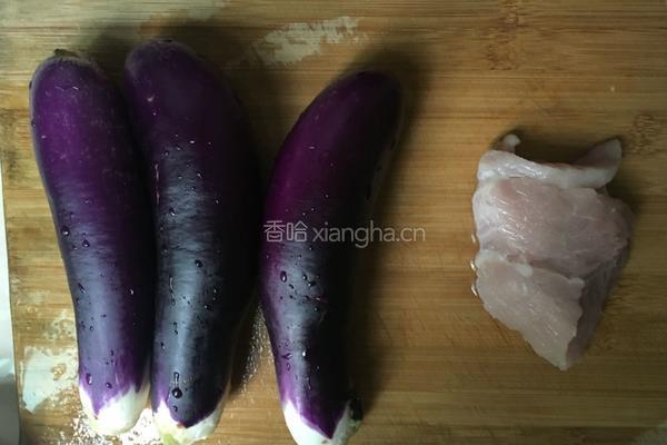 茄子肉沫的做法图解1