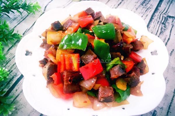 彩椒爆炒牛肉粒的做法图解10
