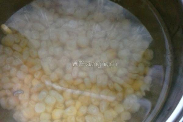 玉米西米羹的做法图解6