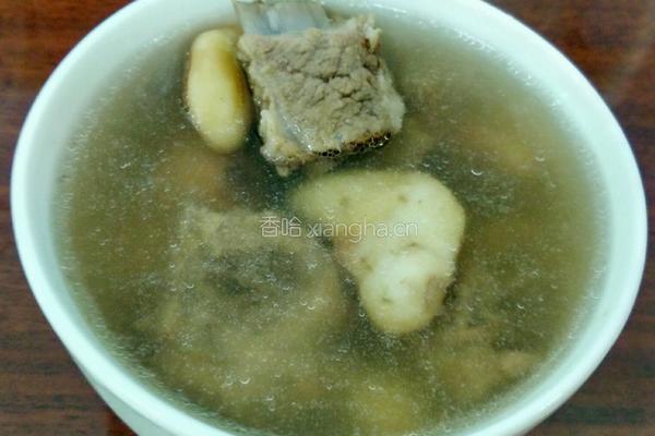 菱角莲子排骨汤的做法图解7