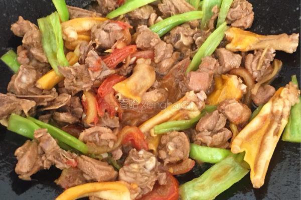 炒鸭肉的做法图解16