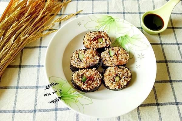 肉松火腿寿司的做法图解11