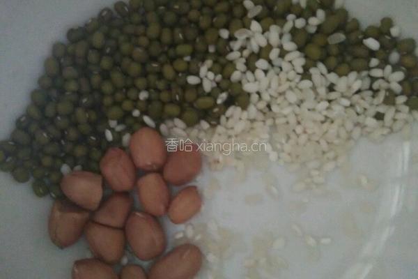 高压锅版绿豆粥的做法图解1