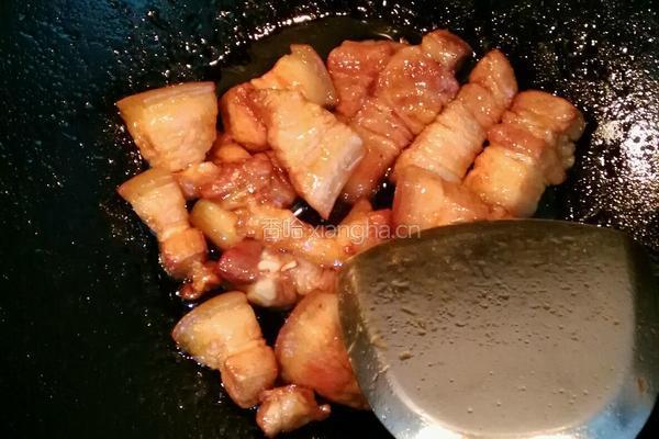 草头干窝肉的做法图解2