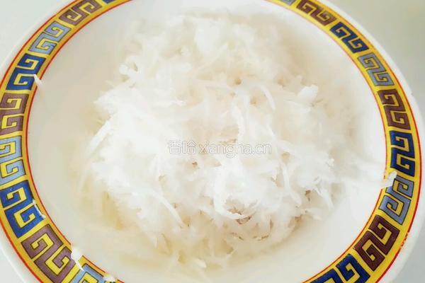 炸白萝卜丸子的做法图解2