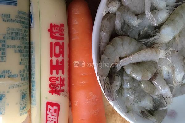 虾仁蒸豆腐的做法图解1