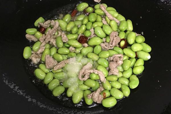 丝瓜 毛豆炒肉丝的做法图解5