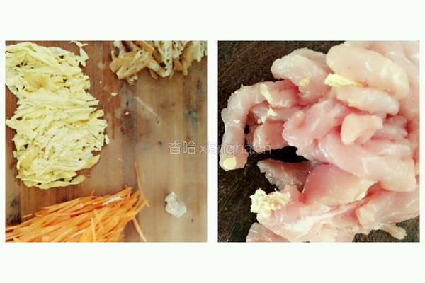 油条炒面的做法图解3