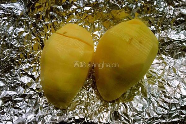 风琴烤土豆的做法图解2