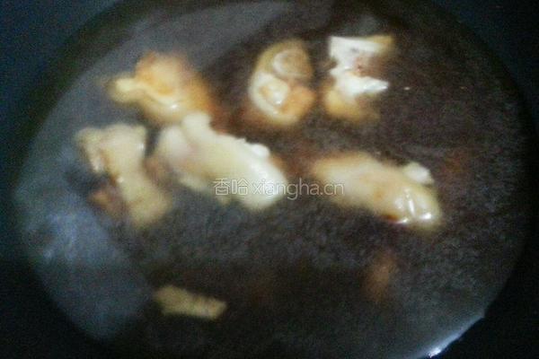 豆腐烧猪蹄的做法图解9