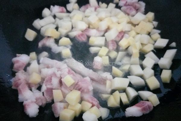 红烧肉闷饭（电饭锅）的做法图解4