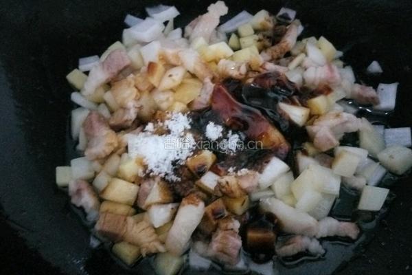 红烧肉闷饭（电饭锅）的做法图解6
