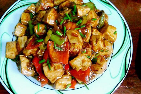 煎烧臭豆腐的做法图解13