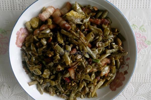 酸豆角炒肉的做法图解5