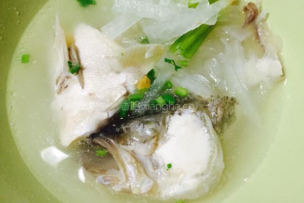 萝卜丝鲈鱼汤