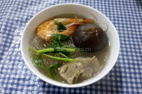 猪骨香菇粉丝汤