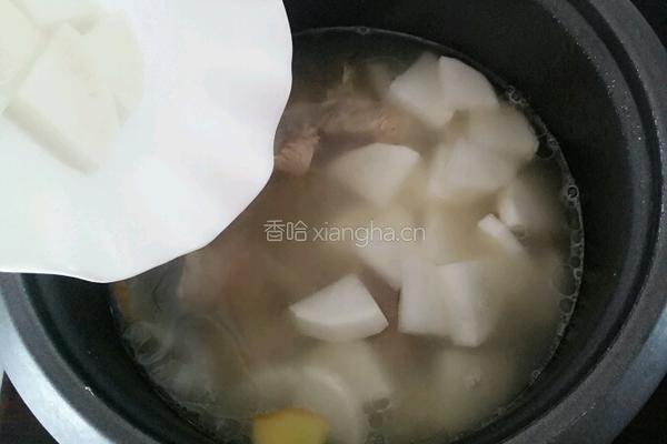 白萝卜玉米排骨汤的做法图解9