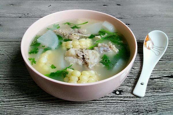 白萝卜玉米排骨汤的做法图解14